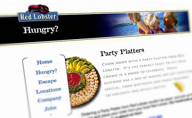 Red Lobster website