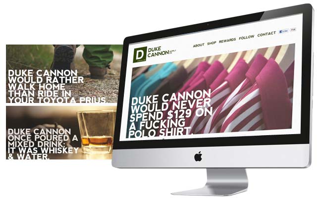 Duke Cannon billboards