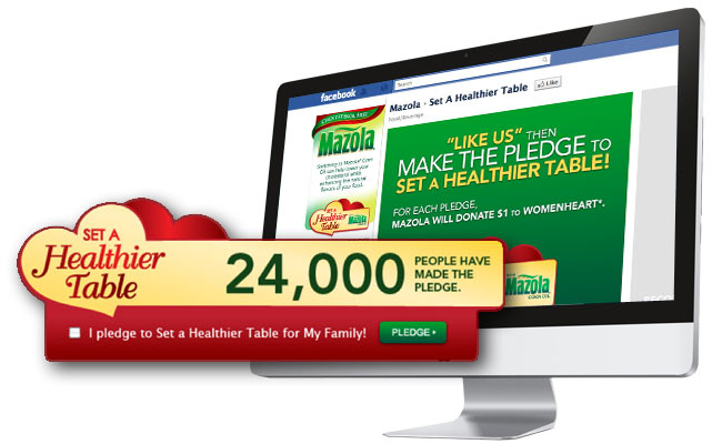 Mazola Set a Healthier Table program